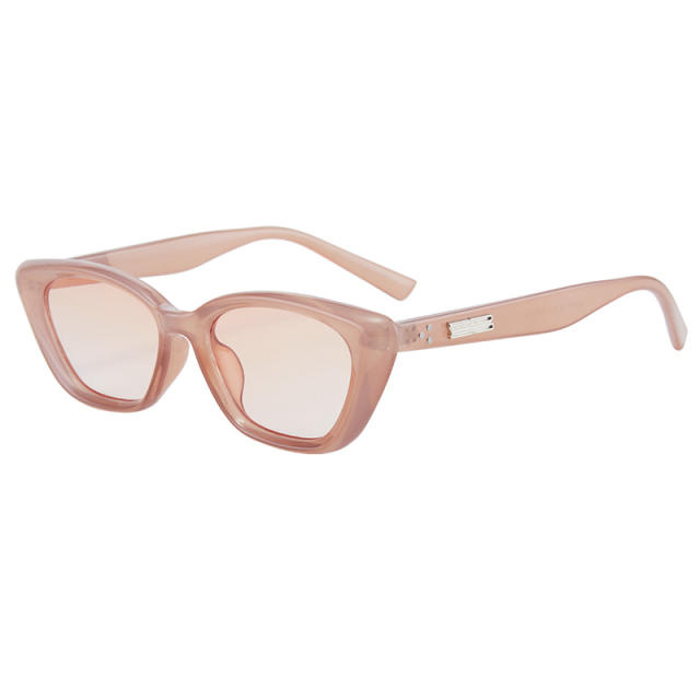 Ottoman 86689 Korean version of INS.com Red Girl Pink Cat Eyes Sunglasses Small Face Advanced Concave Shape Sunglasses