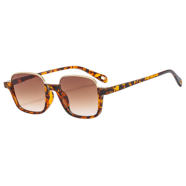 Ottoman 640 square bottom half frame sunglasses for men 2023 new UV resistant sunglasses retro fashion style