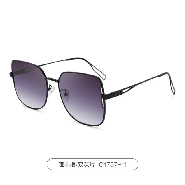 2023 New sunglasses for women, high-end, UV resistant, large frame, slimming glasses for men, wholesale of sun protection sunglasses