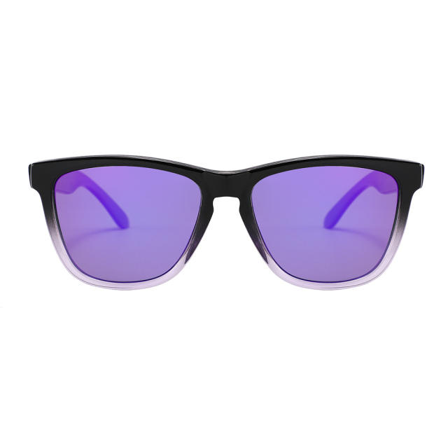 Cross border high-quality UV resistant fashionable sunglasses for women with personalized paint highlights, colorful coated glasses, sun protection sunglasses for men