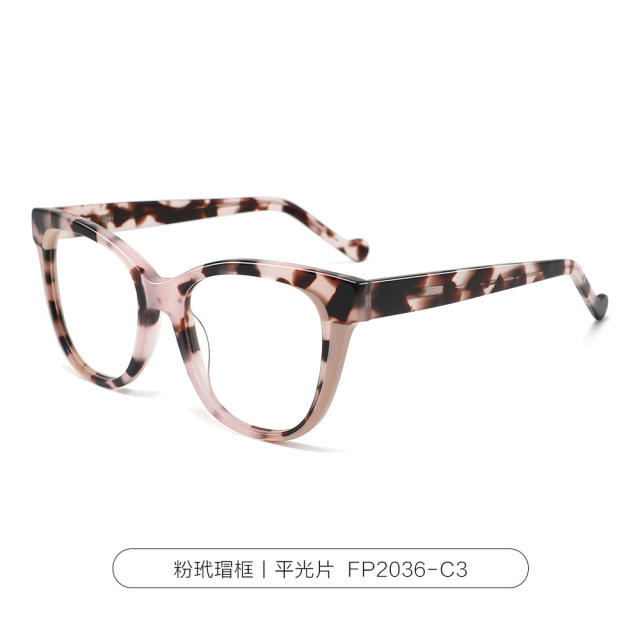 High grade board personalized color matching frame, male fashion trend, myopia, large frame, mesh, red eye, frame, female frame