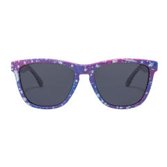 C40 pink purple frame with white dots and gray flakes