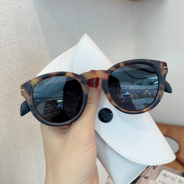 Large frame sunglasses for women, round sunglasses for sun protection, advanced feeling, new UV resistant driving polarized glasses for men