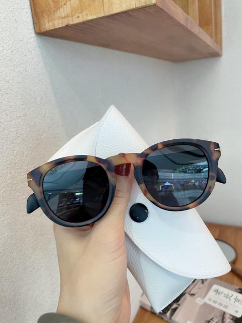 Large frame sunglasses for women, round sunglasses for sun protection, advanced feeling, new UV resistant driving polarized glasses for men